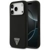 GUESS futerał do IPHONE 17 Pro kompatybilny z MagSafe GUHMP17LSCTRLMK (Silicone W/ Triangle Logo) czarny